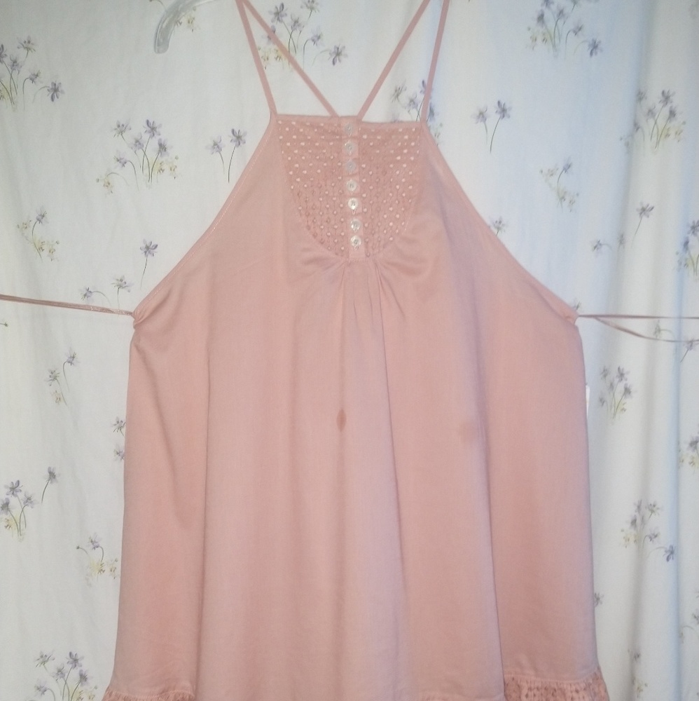 FREE PEOPLE Intimately dress in coral NWT